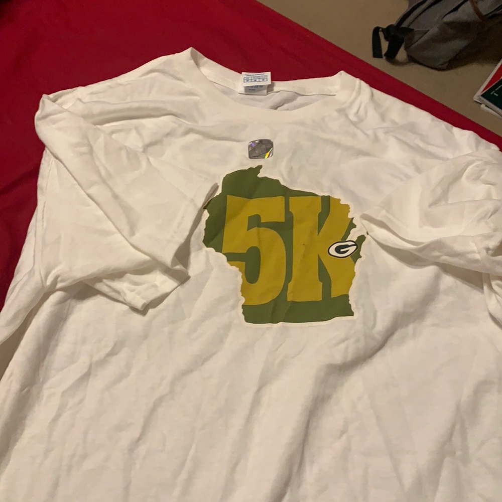 Packers 5k Medium Tee, never worn